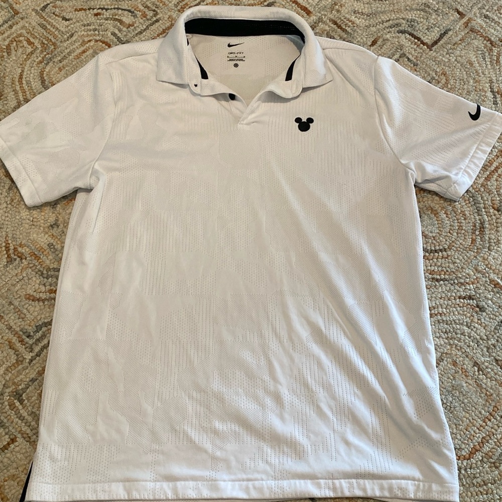 Nike dry fit Disney golf shirt Mickey Mouse